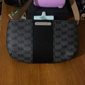 Michael Kors Black and Gray Crossbody Bag